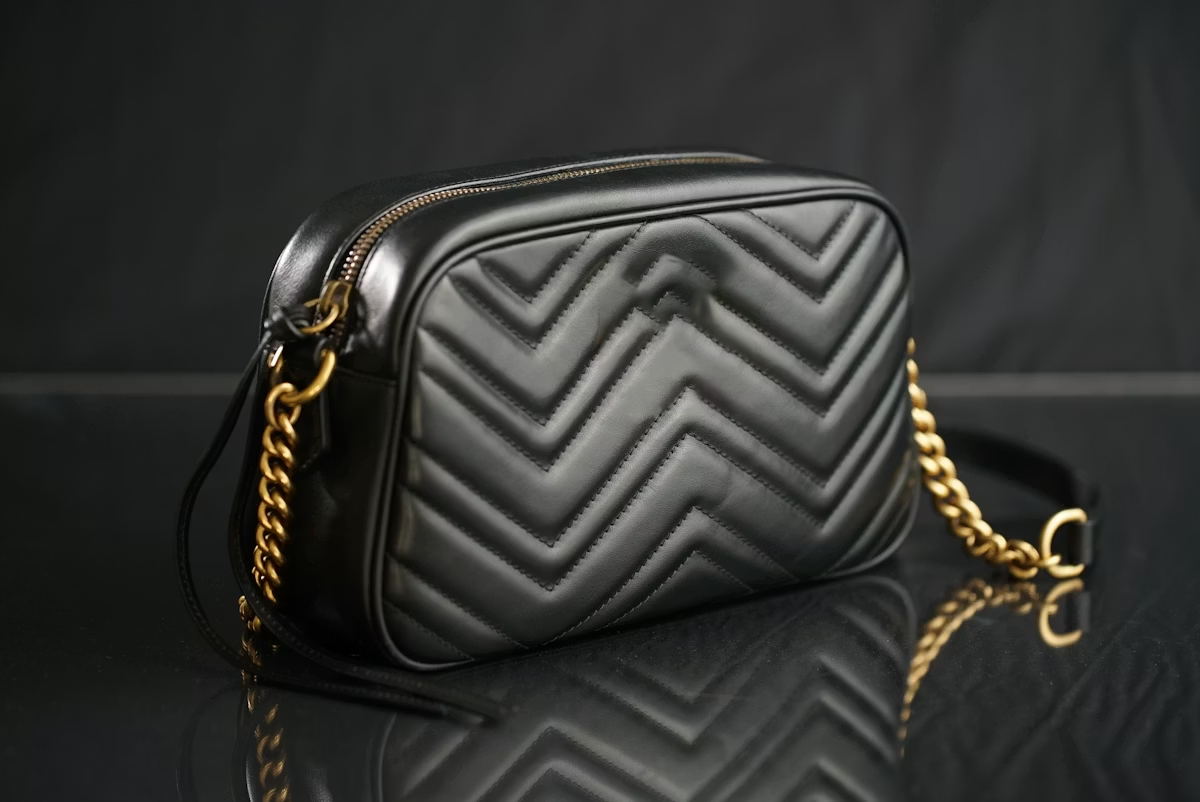 Duffel bag showing material feel and trim quality