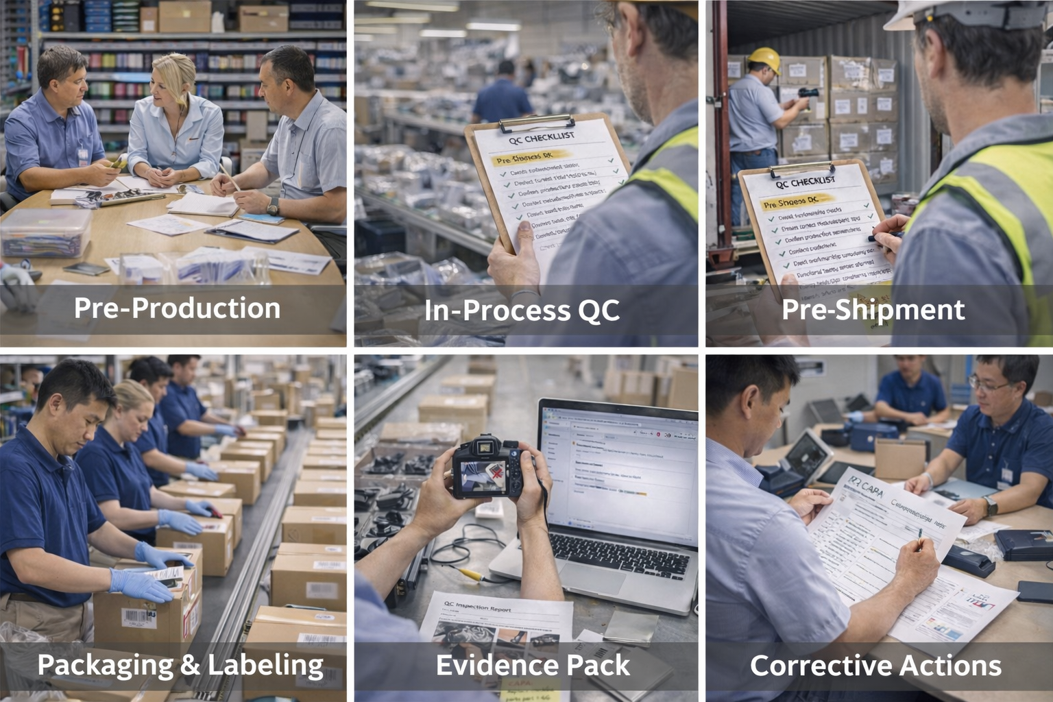 Warehouse verification before shipment