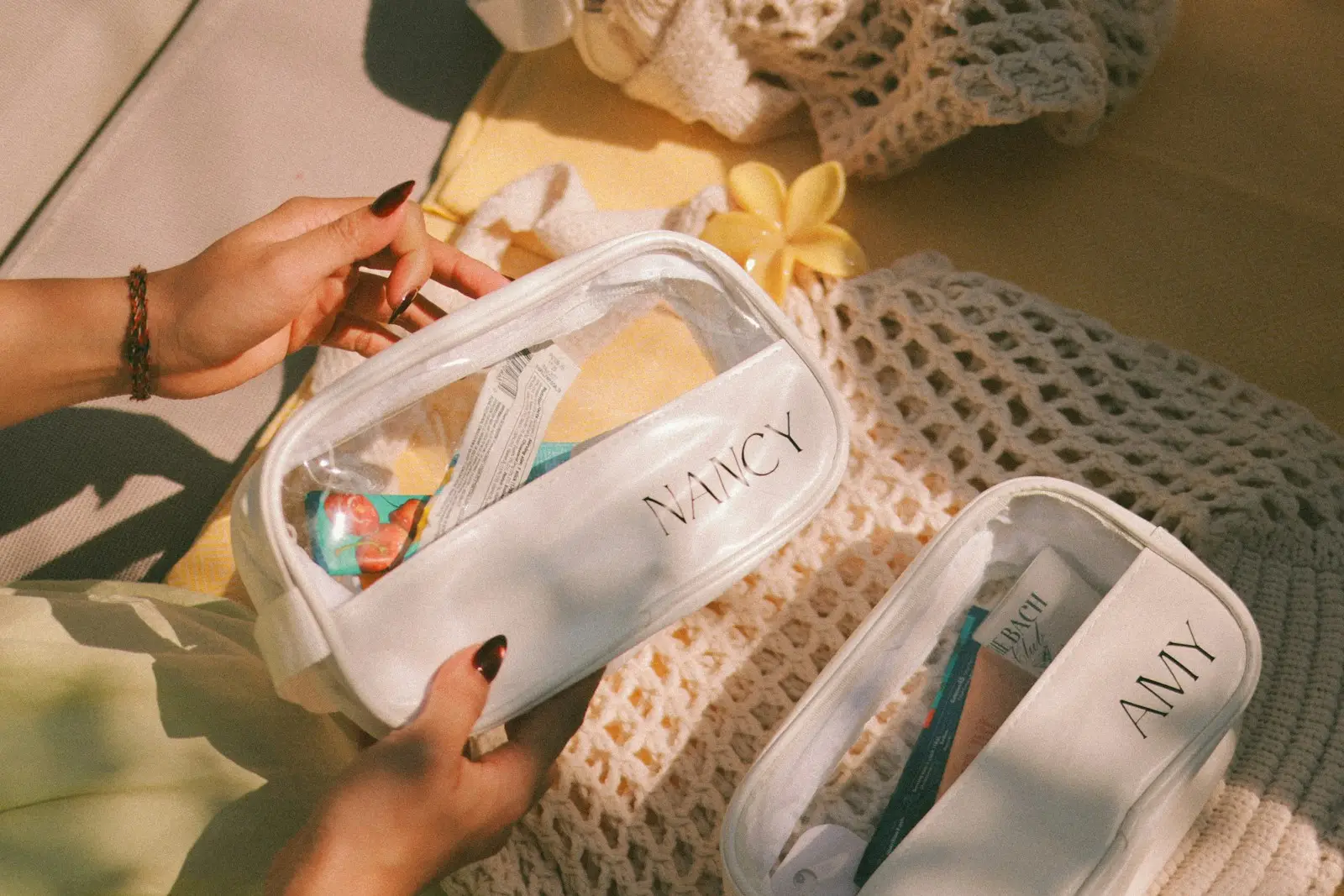 Toiletry and cosmetic bags