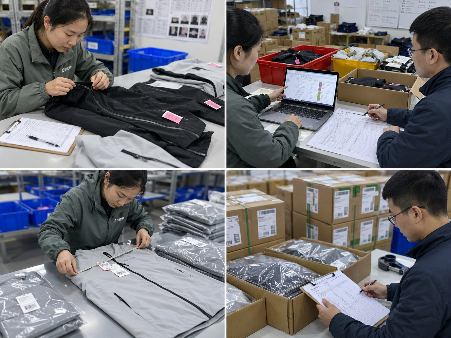 Quality control corrective action report and defect inspection records